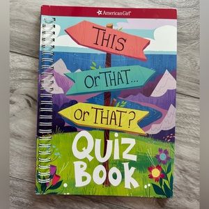 NWT American Girl “This or That or That? Quiz Book”